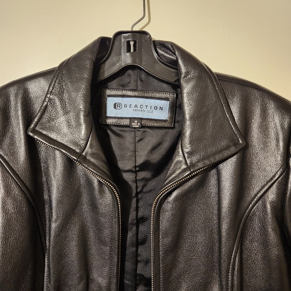Leather Jacket Kenneth Cole Size M - Picture 3 of 10